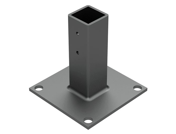 Steel Base Plate 8"x8"