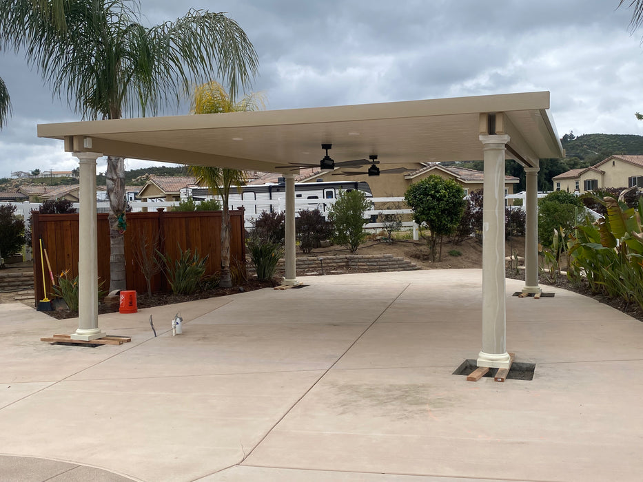 Freestanding Non-Insulated Complete Patio Kit