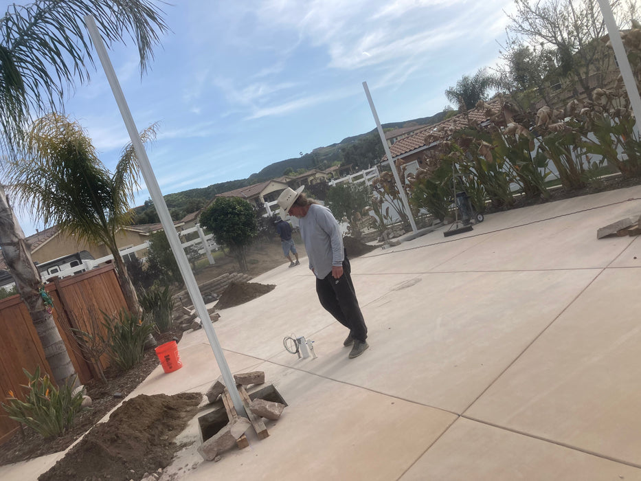 Freestanding Non-Insulated Complete Patio Kit